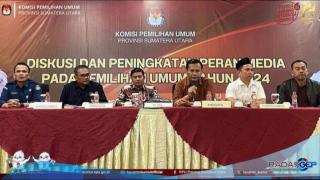 KPU SUMUT Gelar Diskusi di Emerald Garden Hotel Medan